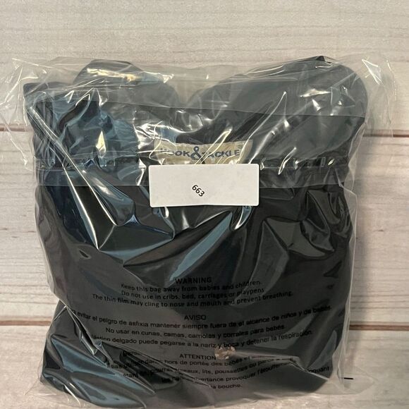 Hook & Tackle men‎ Large Black Embroidery Short Sleeve Button Down Fishing Shirt - Picture 11 of 11